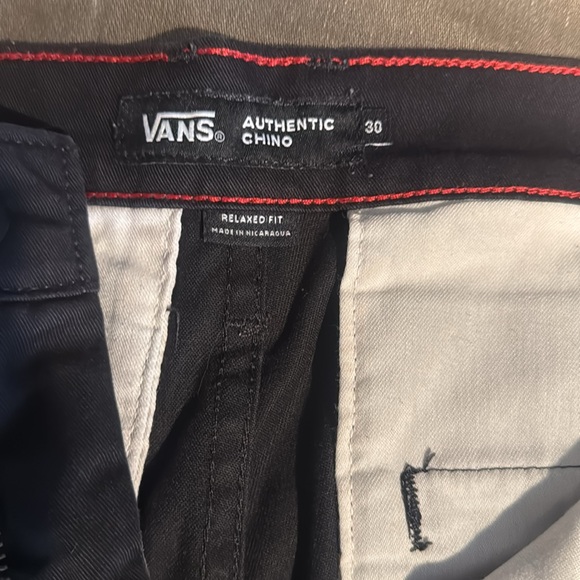 Vans Black Relaxed Fit Trousers size 30 - Picture 3 of 3